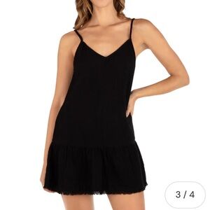 Hurley Black mini dress sun dress XL cover up
